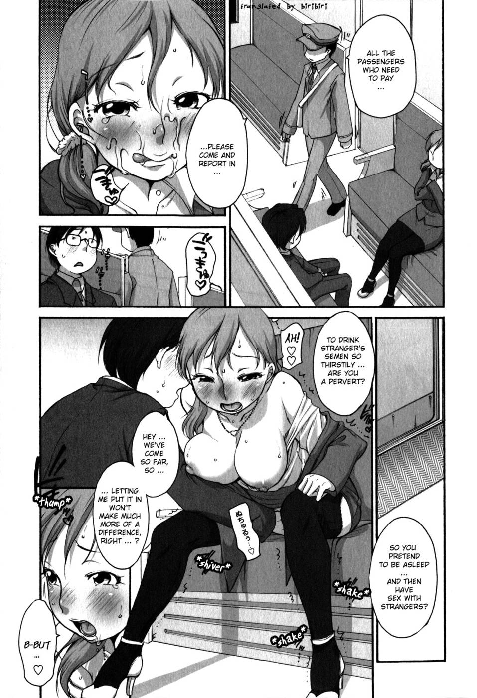 Hentai Manga Comic-OL-san no Dokkidoki Nyannyan Densha-Read-11